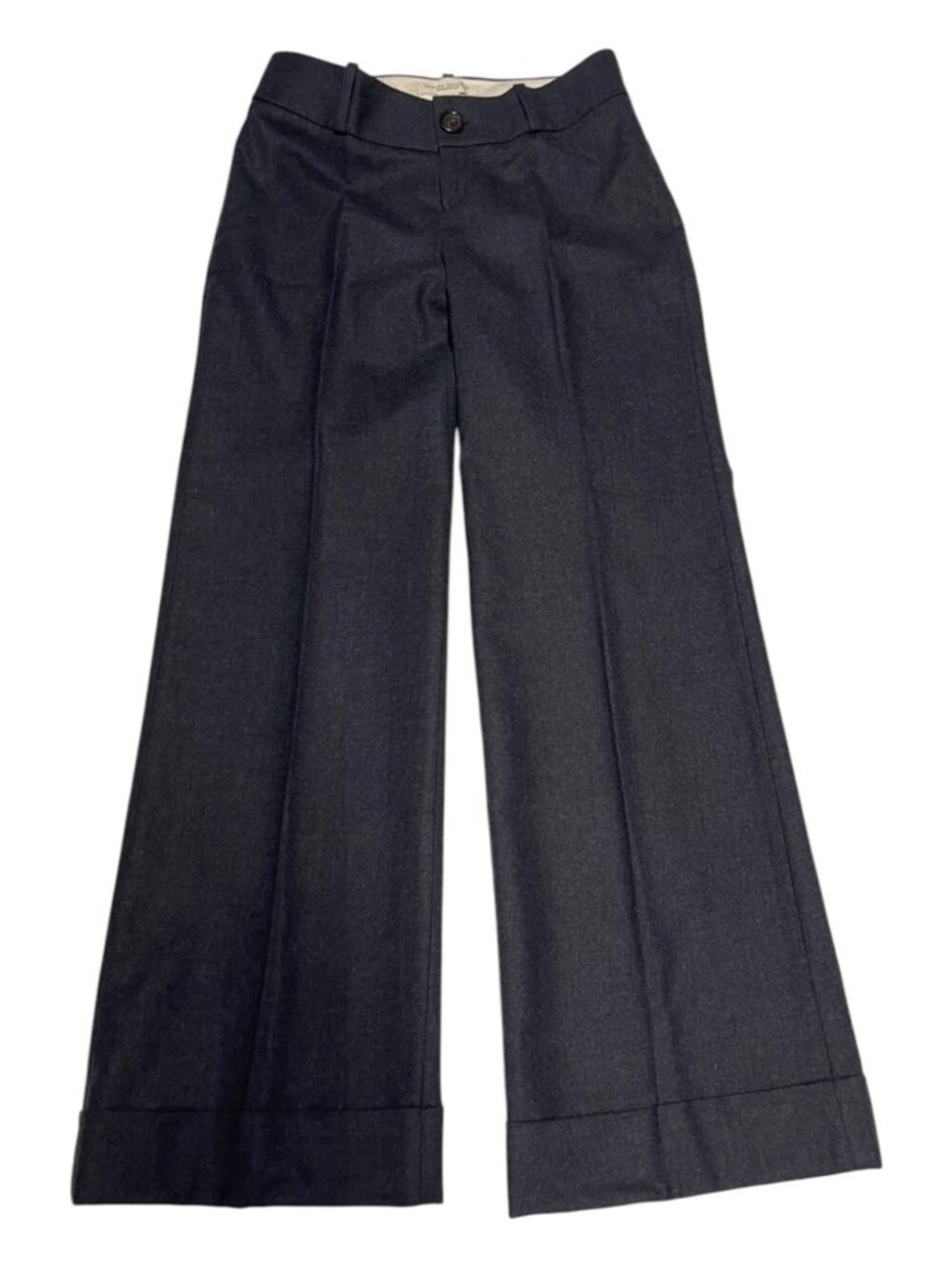 BANANA REPUBLIC Y2K Wool Jackson Fit Charcoal Grey Stretch Dress Pants - Picture 3 of 12